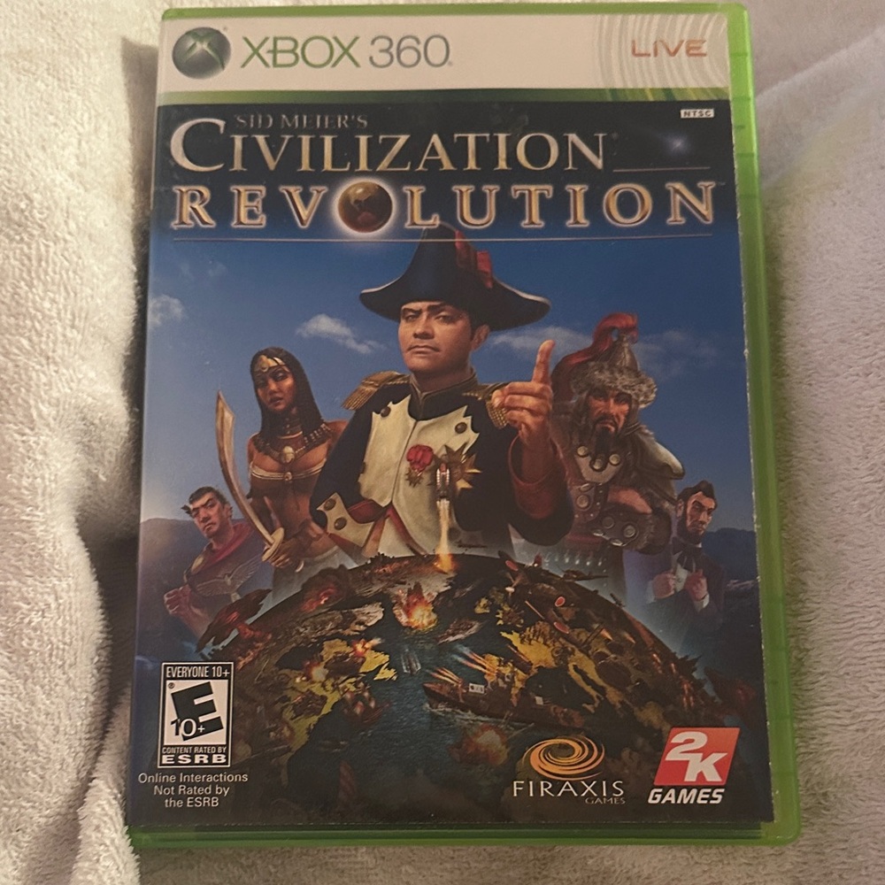 Sid Meier's Civilization Revolution for Xbox 360 - Green Case